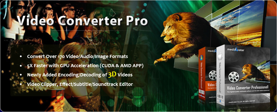 mediAvatar Video Converter Pro